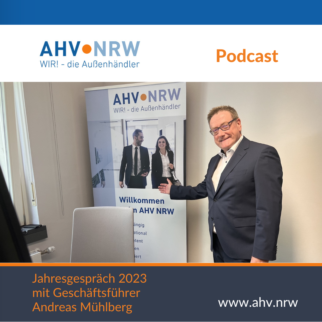 Podcast zum Jahresgespräch mit AHV.NRW Geschäftsführer Andreas Mühlberg